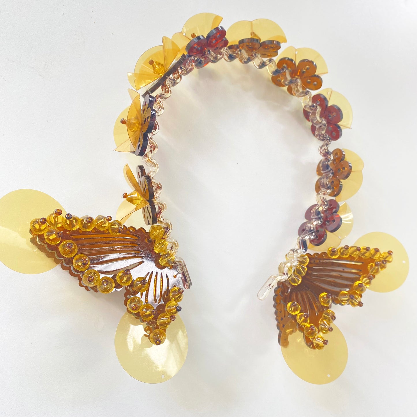 Amber butterfly hair band